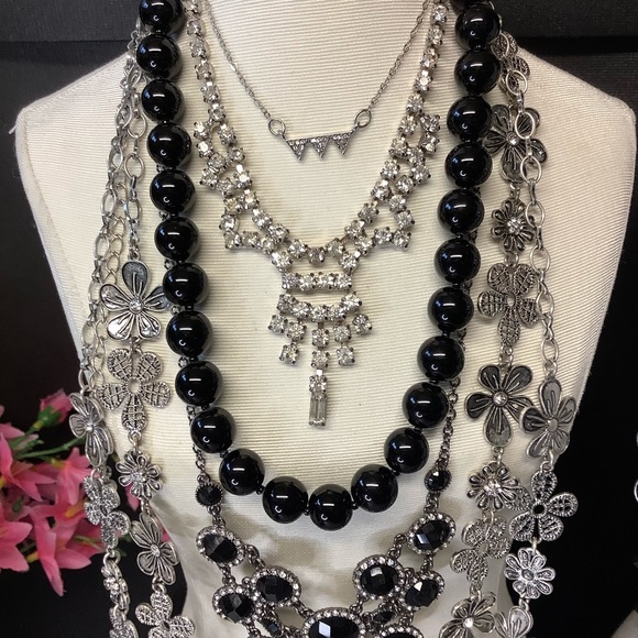 ON HOLD Vintage Now Jewelry Lot Rhinestone Crystal Glass NY Natasha PD Natasha - Picture 16 of 16